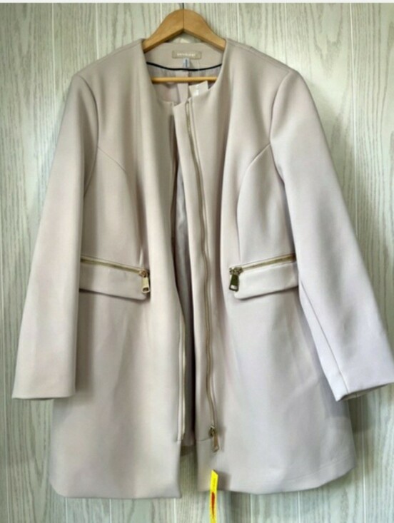 Anthology Jackets & Blazers - JD Williams ANTHOLOGY Stunning Blazer-Coat Cream Size 24 NWOT